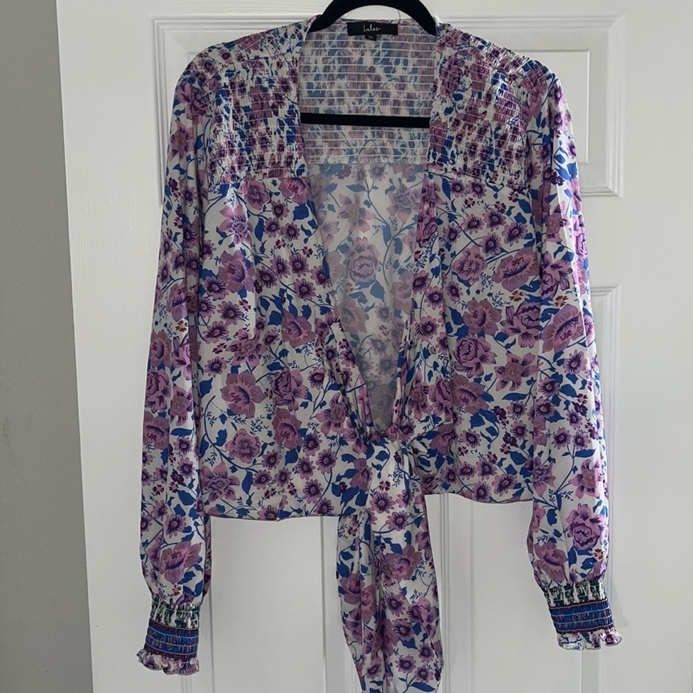 Wrap Crop Blouse